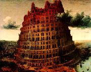 BRUEGEL, Pieter the Elder The-Little-Tower of Babel USA oil painting artist